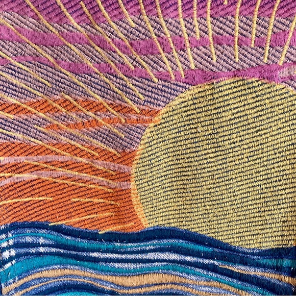 NEW Driftwood Summer Solstice Trucker Jean Jacket Sun Embroidered Medium Wash M - Picture 13 of 16